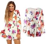 Комбинезон цветочный с шортами Комбинезон цветочный с шортами